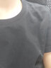 雪茜曼安心品质7A级抗菌纯棉重磅T恤2025新款女夏潮流宽松休闲纯色短袖 实拍图