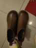 百丽柔软法式切尔西靴女商场同款羊皮通勤短靴加绒A2V1DDD3 棕色-薄绒 36 晒单实拍图