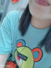 阿梵尼玫瑰金项链女18K金钻石芙蓉石吊坠女粉水晶水滴形吊坠 水滴形公主款吊坠 单个吊坠 实拍图