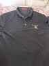 雷迪波尔（Raidy Boer）Raidy Boer/雷迪波尔【冰凉POLO】男刺绣撞色凉感短袖POLO衫7119 黑色 170/48/M 实拍图