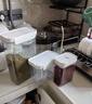 懒角落 杂粮罐储物罐密封罐奶密封盒食品罐塑料收纳盒咖啡豆储存1600ML 实拍图