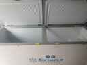 雪花【十年联保】【以旧换新】铜管冰柜商用大容量家用冷冻冷藏两用卧式单温双温冷冻小型冰箱大冰柜 雅白色519【铜管速冻+一级节能】 276L 实拍图
