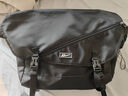 回力斜挎包男大容量潮牌港风单肩包16英寸电脑包休闲机能工装背包 黑色 可放16寸电脑【徽章4枚】 实拍图