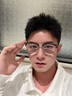 蔡司（ZEISS）镜片近视眼镜框男大脸半框防蓝光辐射钛架眼镜架可配度数变色眼睛 122601黑银 配乐申平光防蓝光镜片【无度数】 实拍图