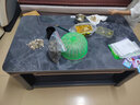 贵焱岩板电暖桌电炉升降茶几取暖桌茶几烤火炉取暖炉烤火桌电烤桌取暖器家居客厅长方形可升降餐桌家用 G4深黑灰1.38m 【带炉+四柱发热+语音控制】 实拍图