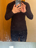 兰帕达秋冬保暖骑行服排汗衫长袖打底衫速干上衣运动内衣公路自行车羽林 黑色 XL （75-85kg） 实拍图