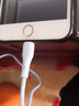 优莱格液态线适用苹果iPhone14数据线13/12 快充11prom手机充电器6s加长快速8plusiPad平板2米XR冲电线XS 雾天蓝【1条装】液态软胶/苹果不弹窗 0.5米 实拍图