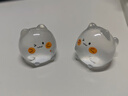 【升级】可爱夜光小猫微景观园艺小摆件卡通DIY透明彩色小猫鱼缸 彩色猫咪摆件    2个 实拍图