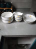 尚行知是 小太阳北欧西餐盘碟子创意陶瓷餐具盘牛排甜品盘家用菜盘早餐盘 圆盘-太阳图案 1个 7英寸 实拍图