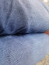 南极人牛仔短裤男休闲中裤新款七分牛仔裤直筒宽松中年裤夏季薄款大裤衩 9850蓝色 32(二尺五腰围) 实拍图