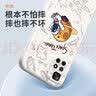 霸时代 红米Note11Pro手机壳软壳redmi11pro直边磨砂创意卡通浮雕镜头全包防摔保护套 红米Note11Pro-太空旅行【经典黑】 实拍图