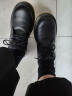 马丁（DR.MARTENS）1461 Y 经典休闲时尚软皮黑色3孔马丁单鞋 黑色 38 实拍图