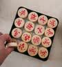 得力（deli）桦木中国象棋 实木大号高档象棋 塑料纸棋盘家用儿童学生象棋 桦木中国象棋-4.7cm直径 实拍图