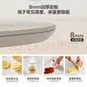 全友家居现代简约岩板圆形小户型简易奶油风茶几阳台客厅桌子置物家用 实拍图