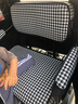 楚帅爱玛乐炫电动三轮车座套立马台铃小刀艾美达坐垫布罩防水皮革脚垫 千鸟格-棉麻座套 实拍图