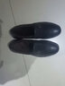 蜻蜓牌真皮男鞋冬季男士皮鞋加绒皮鞋男中年人爸爸鞋老人保暖棉皮鞋软底防滑一脚蹬宽松型二棉鞋中老年人棉鞋 黑色 加绒款 41 实拍图