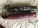 天堂伞全自动雨伞男女大号双人三折叠开收加固防风学生晴雨两用广告伞 酒红色(十骨自动30628） 实拍图