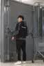 帝欧莱夫卫衣套装男秋季衣服男装外套男士运动套装男潮流春秋款休闲套装 1950卡其 XL 实拍图