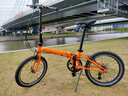 大行（DAHON）大行P8折叠自行车20英寸8速成人学生通勤运动单车SP8经典款KBC083 丽面橙 实拍图