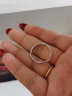 意罗S925银戒指菱面情侣对戒学生一对可刻字银饰品送男女友情人节礼物 情侣开口一对价 晒单实拍图