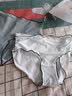 娴妃 日系简约冰丝内裤女冷淡风少女中腰学生夏季性感三角裤头 【白色+白色+灰色】三条装 XL 130-150斤 实拍图