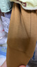 迷你巴拉【pp裤】男女童裤子加绒保暖冬新款高腰长裤 咖啡50855 90 实拍图