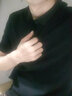 般奈合体纯色POLO透气短袖衣服韩版2025夏季新款保罗衫简约百搭上衣男 黑色 M 实拍图