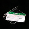 XYBP价格牌L型亚克力标签支架桌牌台牌台卡透明标价牌超市立式牌展示架 10*15cm 20个装 实拍图