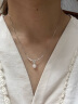 LnieerS925银珍珠项链女轻奢小众设计2024年新款锁骨颈链吊坠送女友礼物 S925银珍珠项链 晒单实拍图