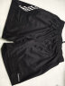 川崎KAWASAKI 舒爽透气男款女款运动裤运动短裤羽毛球服SP-T3601 黑色XL 实拍图