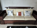楠著新中式实木沙发客厅大户型乌金木家具别墅123人位储物沙发9363# 实拍图