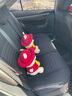 车鞍 汽车座套仿亚麻布艺四季通用汽车坐垫全包卡通公仔可爱萌座垫 A15神秘黑-卡通版-头靠分体 五座通用款式-下单留言车型 实拍图