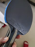 双鱼（DOUBLE FISH）2星3星乒乓球拍套装 直拍横拍三星兵乓球球拍对拍训练球拍 K339A 2只装_横拍 双面反胶 实拍图