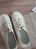 大东女士牛筋底真软皮小白鞋百搭休闲2025新款软底舒适一脚蹬女鞋春秋单鞋 米白色 升级款 39 实拍图