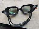 佳斯特（JAST）泳镜女士高清防水防雾大框游泳眼镜近视游泳镜成人男泳镜泳帽套装 茶色电镀平光泳镜+206蓝色泳帽 实拍图