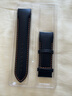 潮熙适用天梭库图T035表带男真皮1853表带原款式蝴蝶扣T035627 T035617 T035407 T035410A 型号专用 黑皮橙线无扣 24mm 实拍图