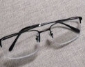 Gameking近视眼镜男女防蓝光眼镜防辐射配镜半框眼镜架钛GK009 配1.61黑色 实拍图
