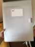 5个透明档案盒5.5cm塑料文件盒a4资料盒整理盒凭证档案盒侧面标签大容量加厚日系无印风归档白色 5个  5.5cm 实拍图