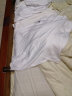 罗蒙（ROMON）白色T恤男士短袖修身潮牌2024棉质夏季上衣服半袖紧身纯色打底衫 白色 L 晒单实拍图