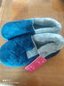 惠夫人 家居棉拖鞋女防滑月子冬天室内大码加绒男女式保暖棉拖鞋情侣 包跟款 深蓝 40-41 男款 适合39-40码穿 实拍图