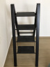 中创家用铝合金人字梯四步加厚踏板梯凳 可折叠室内轻便款黑色 89314 实拍图