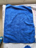 洗车毛巾汽车超细纤维大号毛巾加厚吸水擦车巾洗车布用品60*180 蓝色 40*60cm三条装 实拍图