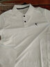 乔丹短袖t恤男士polo衫2025夏季透气冰丝宽松休闲翻领半袖运动上衣 白色-速干100%聚酯纤维 M /170 实拍图
