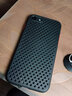 劲皇适用于iPhone 8苹果7散热手机壳液态硅胶全包壳苹果8P/7plus透气防摔保护壳套蜂窝网孔 4.7苹果7/8/SE2手机壳黑色 实拍图