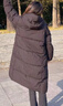 韩璐娇（hanlujiao）羽绒棉服女长款过膝冬季新款韩系学院风宽松显瘦加厚保暖棉袄外套 黑色 2XL （建议140-160斤） 实拍图