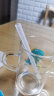 富光玻璃杯 家用儿童牛奶杯子带刻度吸管水杯 宝宝冲泡奶粉杯带把手 实拍图