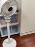 MORITA日本森田空气循环扇家用台立两用大风力广角定时立体3D送风电风扇 白色 米白色 实拍图