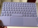 B.O.W触控蓝牙键盘鼠标套装静音充电适用于华为ipad平板安卓外接电脑家用办公通用 小糖豆紫-【充电】触控键盘+充电鼠标 送大礼包 蓝牙 实拍图