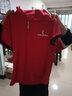 2024夏季新款翻领polo衫短袖T恤修身洋气气质显瘦男女同款上衣 169红色 3XL 实拍图