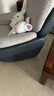 慕思（de RUCCI） 慕思旗下艾慕沙发 单人360°可旋转单椅懒人沙发休闲椅沙发椅 深蓝色 实拍图